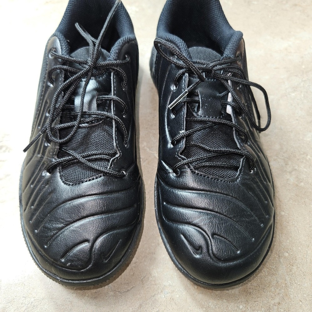 Nike Tiempo Legend 10 Academy Indoor Soccer Shoe Youth 2Y Black DV4354-002 Court - Picture 10 of 11